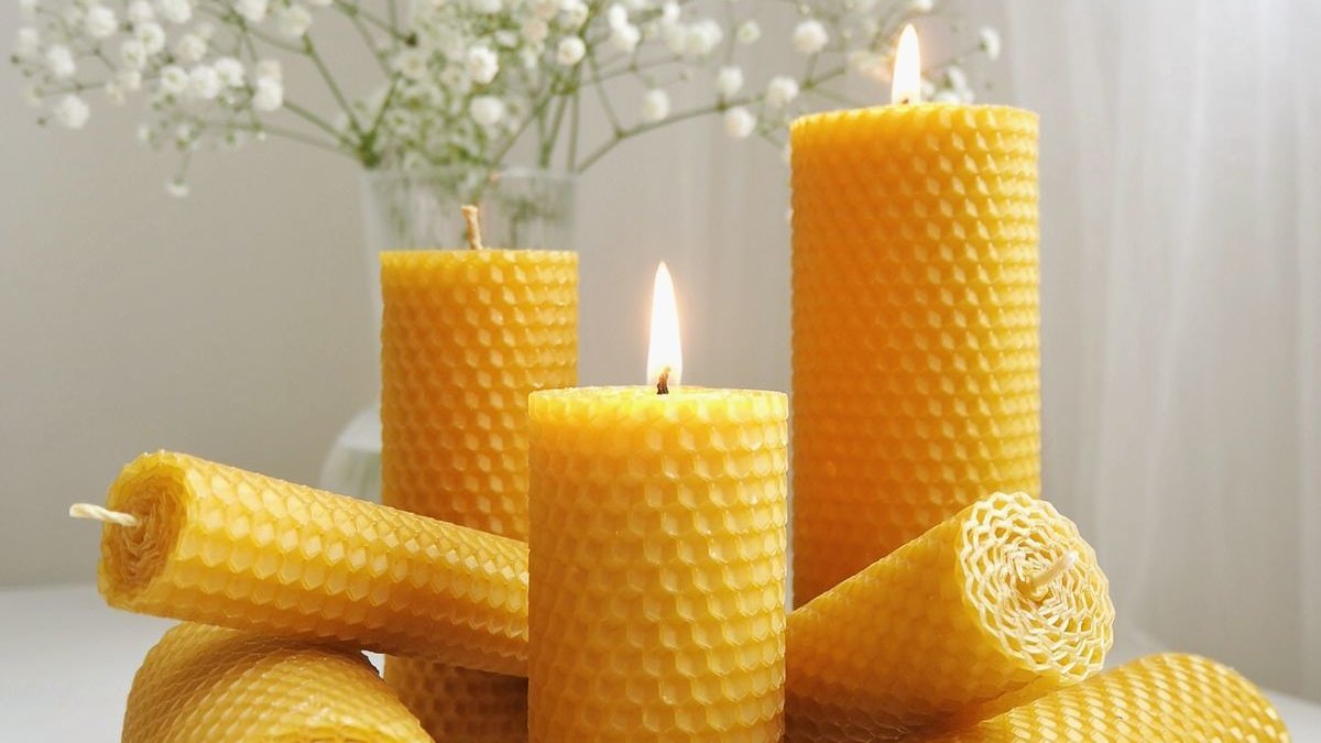 свечи из вощины